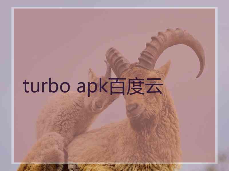 turbo apk百度云