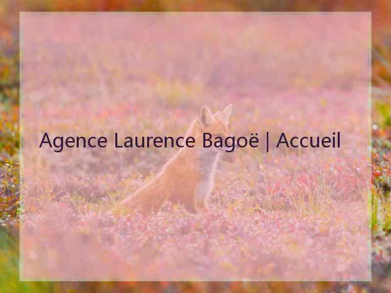 Agence Laurence Bagoë | Accueil